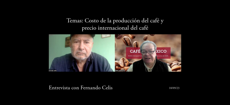 Entrevista Fernando Celis – Costo de la producción del café y precio internacional del café
