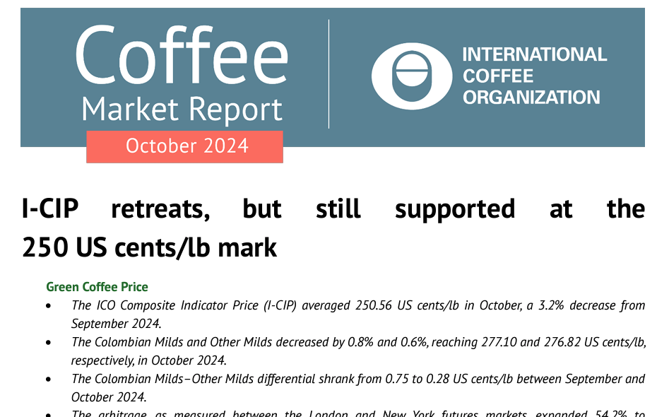 Informe del Mercado Café octubre 2024